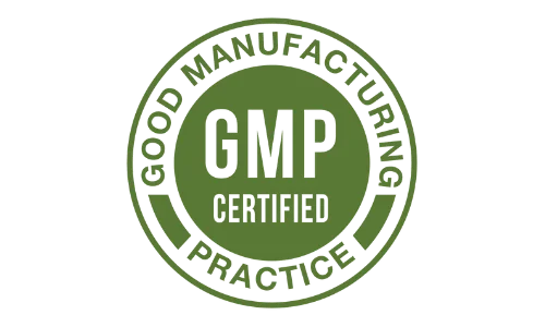 ProtoFlow GMP certified manufacturing badge